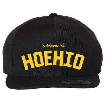 Welcome To Ohio Wool Snapback Cap