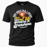 Wo The Only Bs I Need Is Beers And Sunshine Retro Beach Cool Gift Performance Shirt