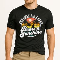 Wo The Only Bs I Need Is Beers And Sunshine Retro Beach Cool Gift Performance Shirt