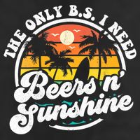 Wo The Only Bs I Need Is Beers And Sunshine Retro Beach Cool Gift Hat