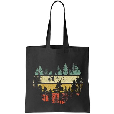 Wildlife Trees Outdoors Nature Retro Forest Sleeveless Bag
