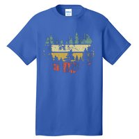 Wildlife Trees Outdoors Nature Retro Forest Sleeveless Tall T-Shirt