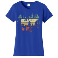 Wildlife Trees Outdoors Nature Retro Forest Sleeveless Women's T-Shirt