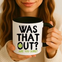 Was That Out Pickleball Pickle Ball Player Mug