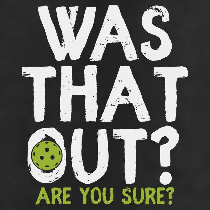 Was That Out Pickleball Pickle Ball Player Tumbler