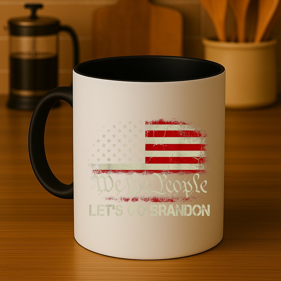 We The People Let's Go Brandon Mug