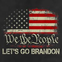 We The People Let's Go Brandon Golf Towel