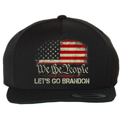 We The People Let's Go Brandon Wool Snapback Cap