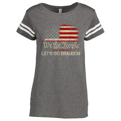 We The People Let's Go Brandon Enza Ladies Jersey Football T-Shirt