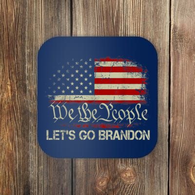 We The People Let's Go Brandon Coaster