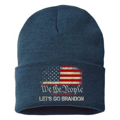 We The People Let's Go Brandon Sustainable Knit Beanie