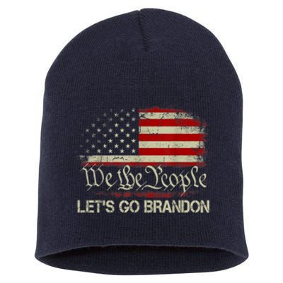 We The People Let's Go Brandon Short Acrylic Beanie