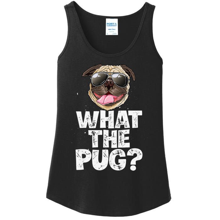 What The Pug Funny Dog Lover Pun Gifts Ladies Essential Tank