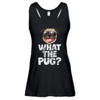 What The Pug Funny Dog Lover Pun Gifts Ladies Essential Flowy Tank