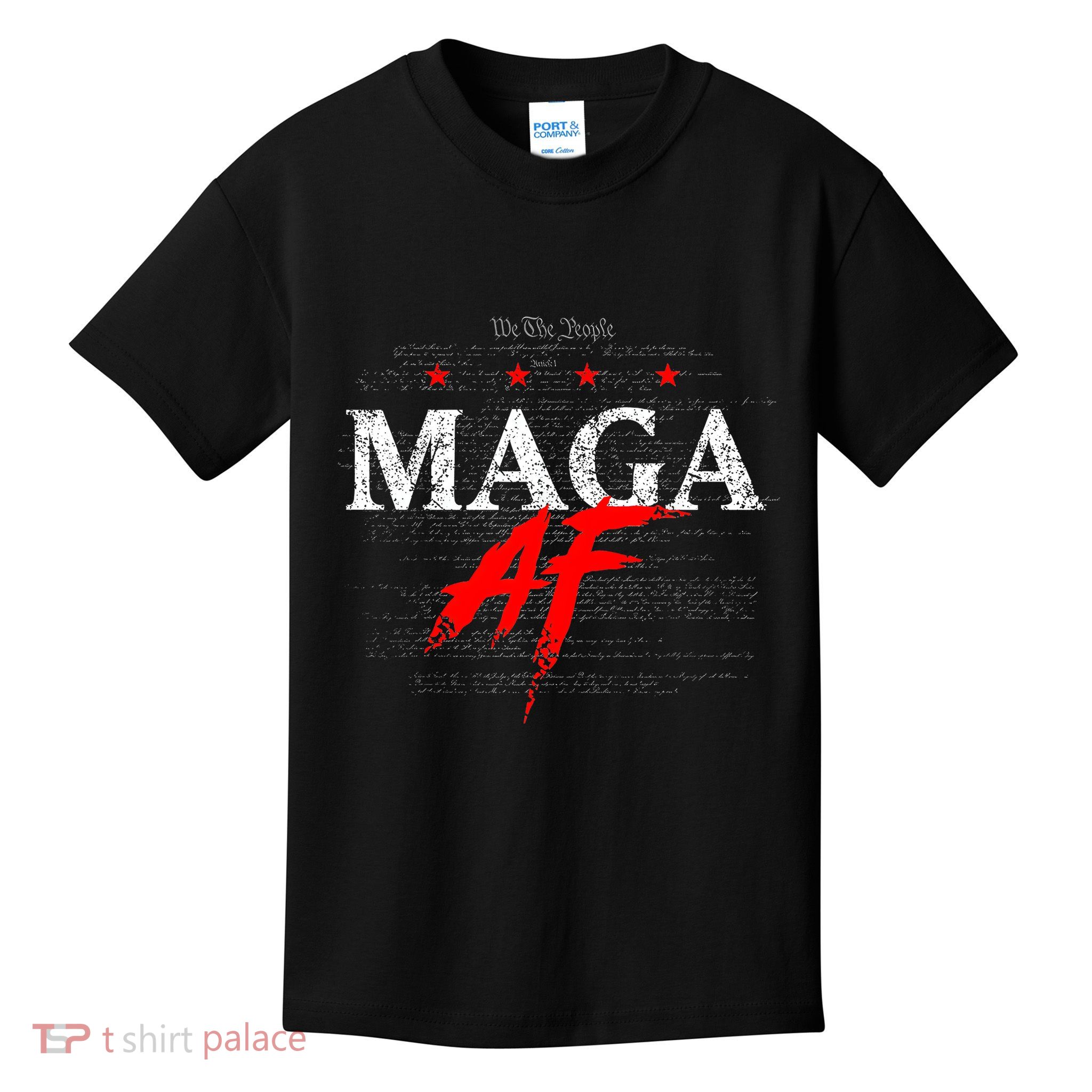 We The People Maga Af Pro Trump Kids T-Shirt