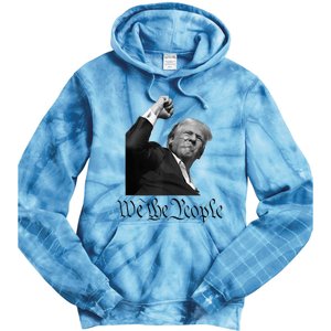 We The People Support Donald Trump Tie Dye Hoodie