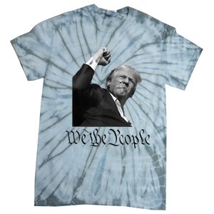 We The People Support Donald Trump Tie-Dye T-Shirt