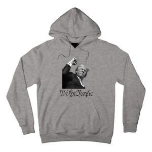 We The People Support Donald Trump Tall Hoodie