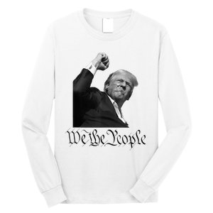 We The People Support Donald Trump Long Sleeve Shirt