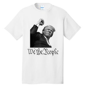 We The People Support Donald Trump Tall T-Shirt