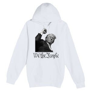 We The People Support Donald Trump Premium Pullover Hoodie