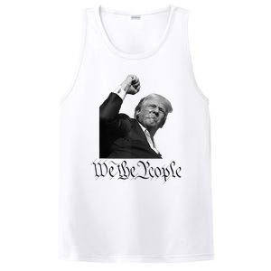 We The People Support Donald Trump PosiCharge Competitor Tank