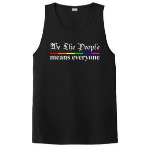 We The People Means Everyone LGBT Pride Month PosiCharge Competitor Tank