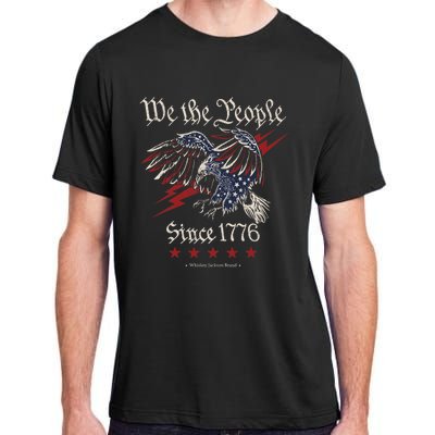 We The People Eagle American Flag Adult ChromaSoft Performance T-Shirt