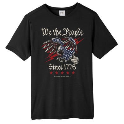 We The People Eagle American Flag Tall Fusion ChromaSoft Performance T-Shirt