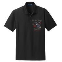 We The People Eagle American Flag Dry Zone Grid Polo