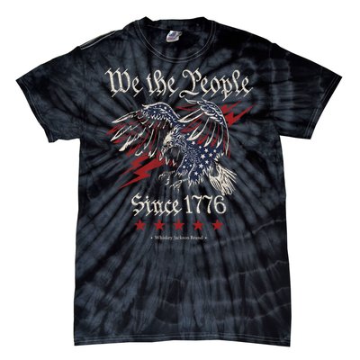 We The People Eagle American Flag Tie-Dye T-Shirt