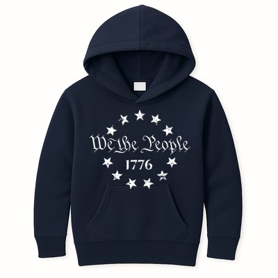 We The People Shirt 1776 Betsy Ross Flag Independence Day Kids Hoodie