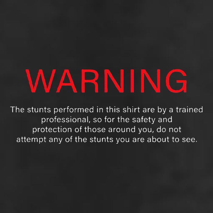 Warning Trained Professional Funny Jackass Stunts Disclaimer Golf Towel
