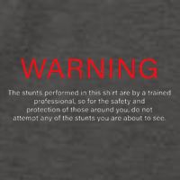 Warning Trained Professional Funny Jackass Stunts Disclaimer Vector Backpack