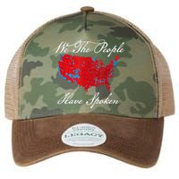We The People Have Spoken Map Of 2024 Election Results Legacy Tie Dye Trucker Hat