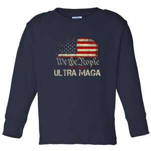 We The People America Ultra Maga Toddler Long Sleeve Shirt