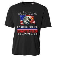 We The People Voting Felon 2024 Eagle Cooling Performance Crew T-Shirt