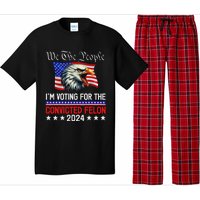 We The People Voting Felon 2024 Eagle Pajama Set