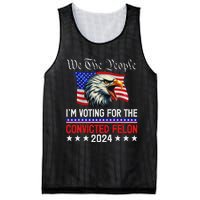 We The People Voting Felon 2024 Eagle Mesh Reversible Basketball Jersey Tank