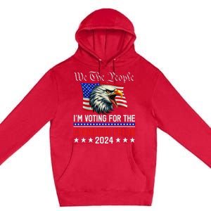 We The People Voting Felon 2024 Eagle Premium Pullover Hoodie