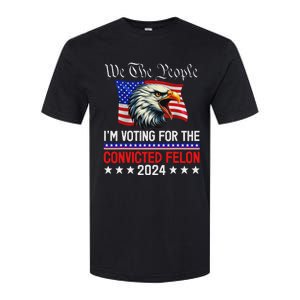 We The People Voting Felon 2024 Eagle Softstyle CVC T-Shirt