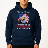 We The People Im Voting For The Convicted Felon 2024 Usa Eagle Hoodie