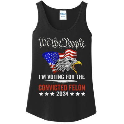 We The People Voting Convicted Felon Eagle Ladies Essential Tank