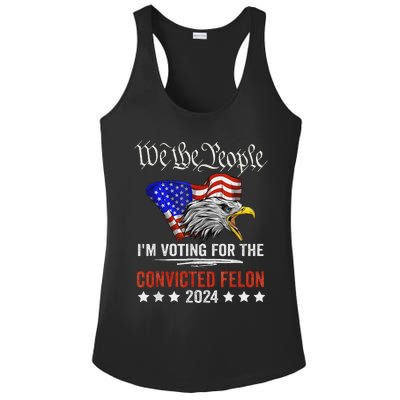 We The People Voting Convicted Felon Eagle Ladies PosiCharge Competitor Racerback Tank