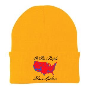 We The People Have Spoken 2024 Election Pro Trump Knit Cap Winter Beanie