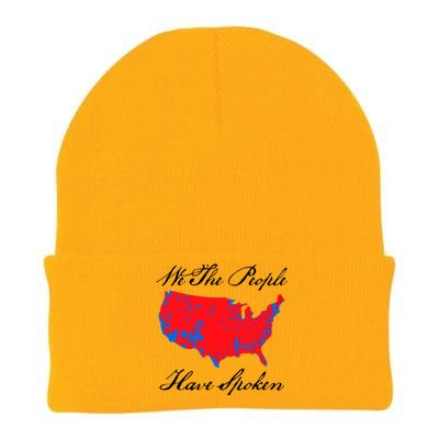 We The People Have Spoken 2024 Election Pro Trump Knit Cap Winter Beanie