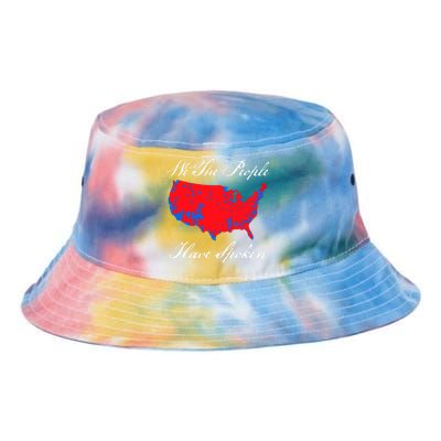 We The People Have Spoken 2024 Election Pro Trump Tie Dye Newport Bucket Hat