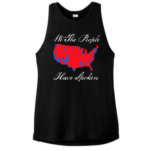 We The People Have Spoken 2024 Election Pro Trump Ladies PosiCharge Tri-Blend Wicking Tank