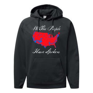 We The People Have Spoken 2024 Election Pro Trump Performance Fleece Hoodie