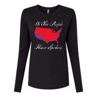 We The People Have Spoken 2024 Election Pro Trump Womens Cotton Relaxed Long Sleeve T-Shirt